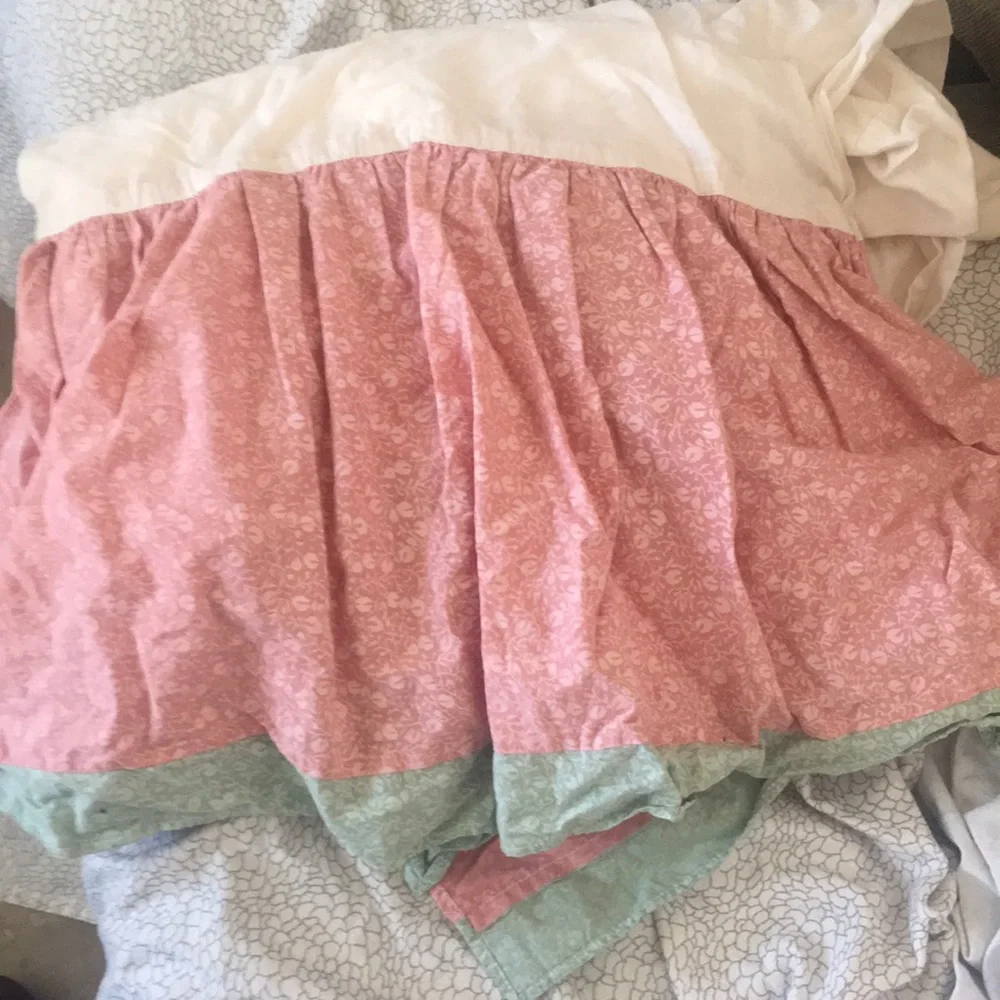 California king bed skirt or ruffles for curtains